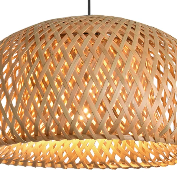 LÁMPARA DE TECHO BAMBÚ PEQUEÑA E27 KAWENA