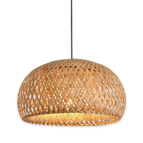 LÁMPARA DE TECHO BAMBÚ GRANDE E27 KAWENA