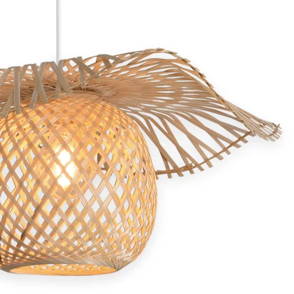 LÁMPARA DE TECHO BAMBÚ PEQUEÑA E27 NALANI