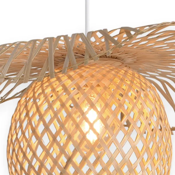 LÁMPARA DE TECHO BAMBÚ PEQUEÑA E27 NALANI