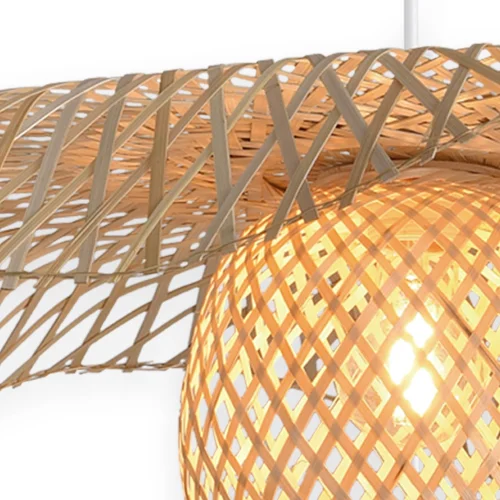 LÁMPARA DE TECHO BAMBÚ GRANDE E27 NALANI LÁMPARA DE TECHO BAMBÚ GRANDE E27 NALANI