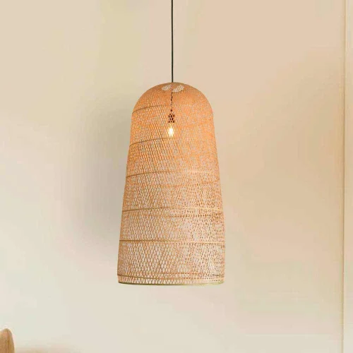 LÁMPARA DE TECHO BAMBÚ GRANDE E27 MOANA