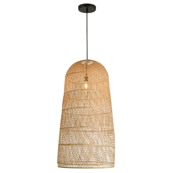 LÁMPARA DE TECHO BAMBÚ GRANDE E27 MOANA