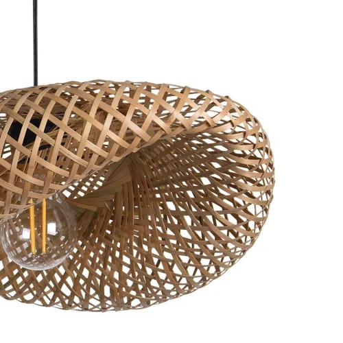 LÁMPARA DE TECHO BAMBÚ PEQUEÑA E27 KALENA