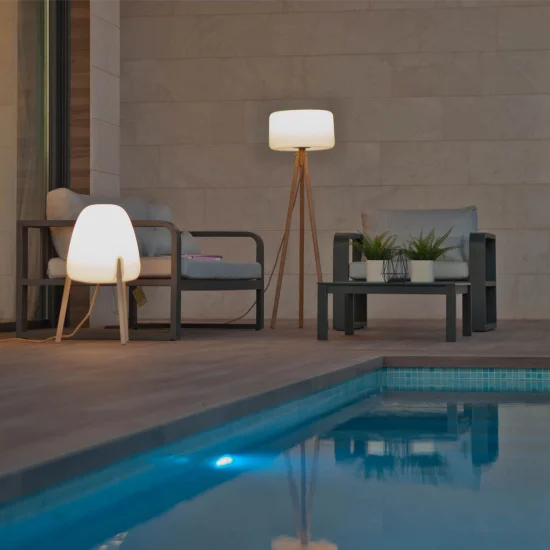 LÁMPARA DE PIE EXTERIOR & INTERIOR CHLOE 140 CM IP65 2