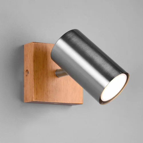 SPOT GRAFTON 1 LUCE MARRONE CHIARO NICHEL OPACO SPOT GRAFTON 1 LUCE MARRONE CHIARO NICHEL OPACO