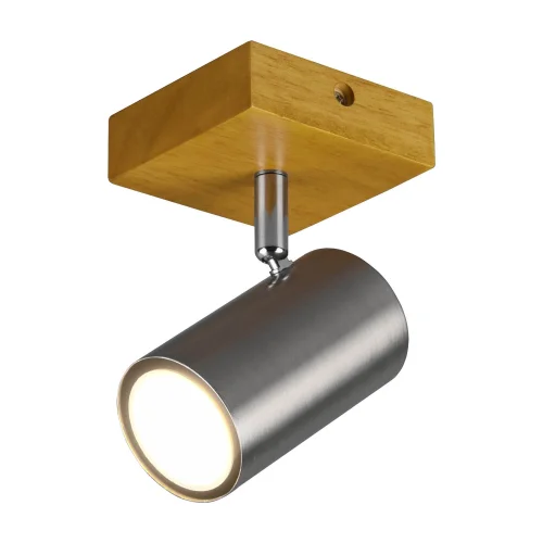 SPOT GRAFTON 1 LUCE MARRONE CHIARO NICHEL OPACO