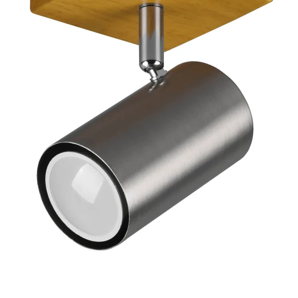 SPOT GRAFTON 1 LUCE MARRONE CHIARO NICHEL OPACO SPOT GRAFTON 1 LUCE MARRONE CHIARO NICHEL OPACO