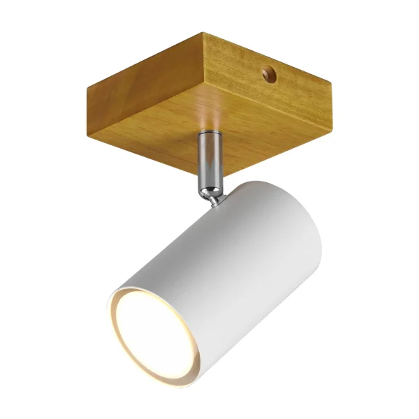 SPOT GRAFTON 1 LUCE MARRONE CHIARO BIANCO