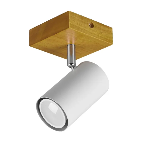 SPOT GRAFTON 1 LUCE MARRONE CHIARO BIANCO