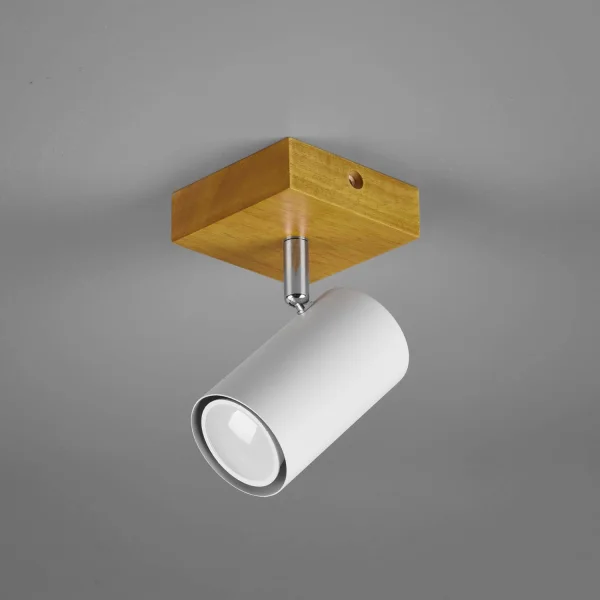 SPOT GRAFTON 1 LUCE MARRONE CHIARO BIANCO SPOT GRAFTON 1 LUCE MARRONE CHIARO BIANCO