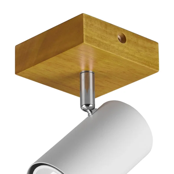 SPOT GRAFTON 1 LUCE MARRONE CHIARO BIANCO