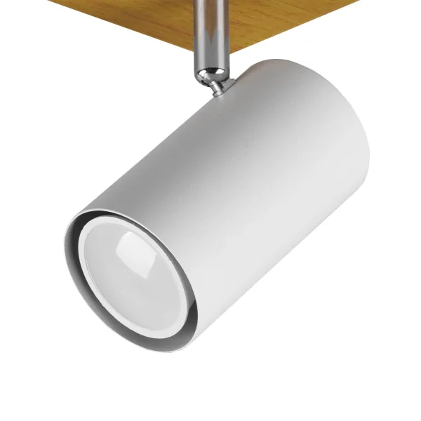 SPOT GRAFTON 1 LUCE MARRONE CHIARO BIANCO