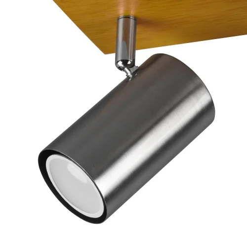 SPOT GRAFTON 2 LUCI MARRONE CHIARO NICHEL OPACO