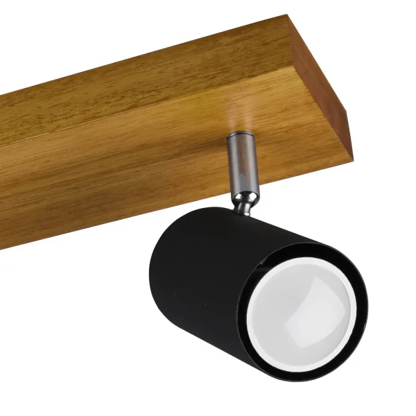 FOCO GRAFTON DE 3 LUCES MARRÓN CLARO NEGRO FOCO GRAFTON DE 3 LUCES MARRÓN CLARO NEGRO