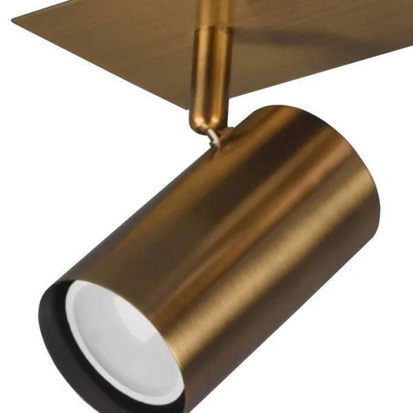 FOCO GRAFTON DE 3 LUCES LATÓN ANTIGUO FOCO GRAFTON DE 3 LUCES LATÓN ANTIGUO