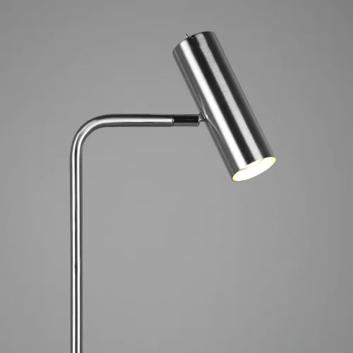 LÁMPARA DE PIE GRAFTON NÍQUEL MATE