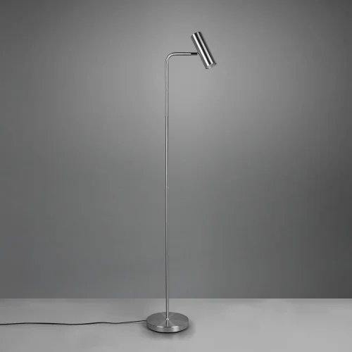 LÁMPARA DE PIE GRAFTON NÍQUEL MATE