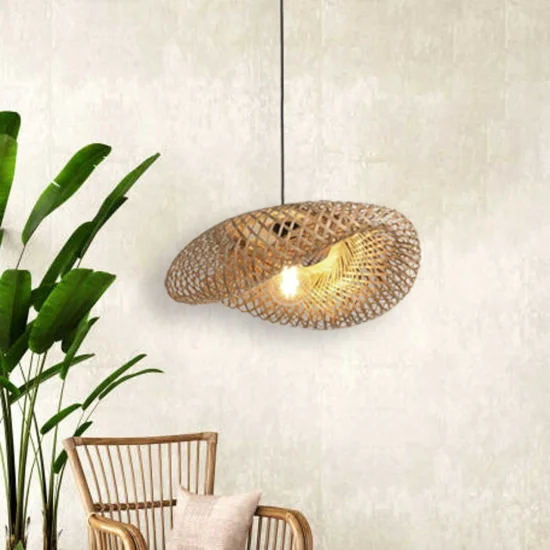 LÁMPARA DE TECHO BAMBÚ GRANDE E27 KALENA