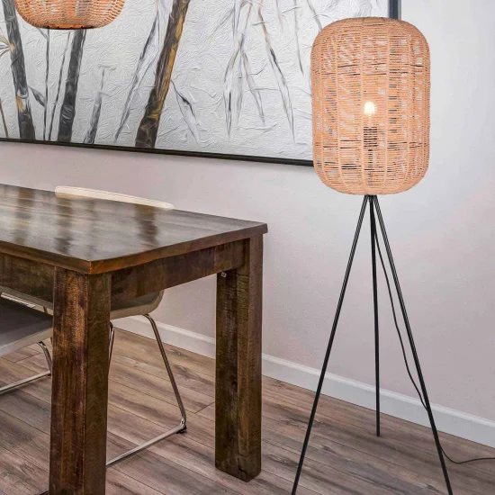 LAMPADA DA TERRA Ø35 CM SISAL E27 OLAV