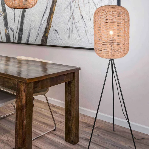 LAMPADA DA TERRA Ø35 CM SISAL E27 OLAV