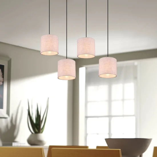 LAMPADA DA SOFFITTO 4 LUCI E27 VALDEMAR