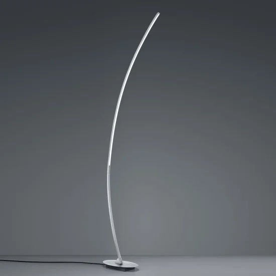 LAMPADA DA TERRA LED THEODOR 11W 3000K ALLUMINIO LUCIDATO