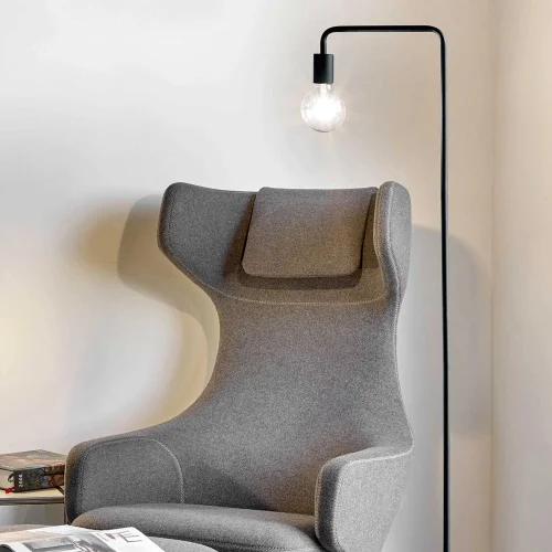 LAMPADA DA TERRA IN PIETRA NERA GLADSTONE