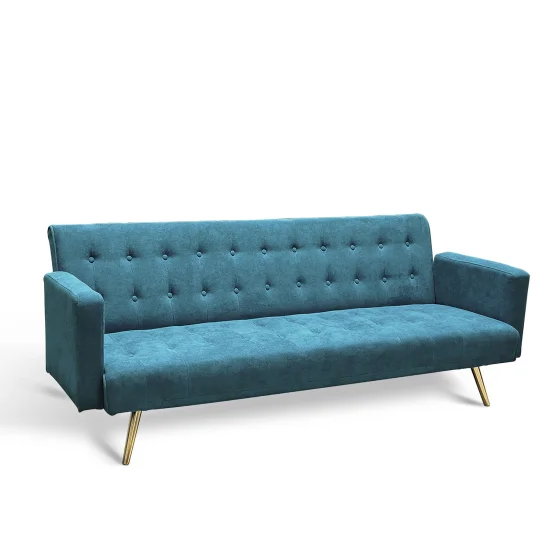 DIVANO LETTO BLU GINEBRA 2