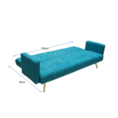 DIVANO LETTO BLU GINEBRA