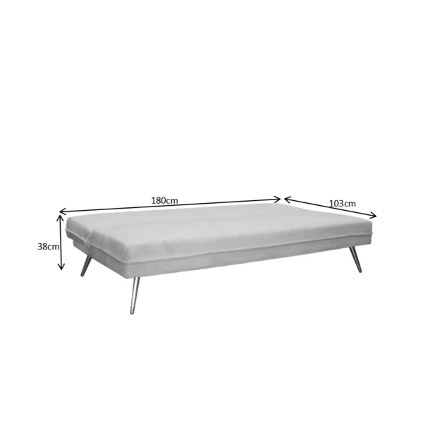 DIVANO LETTO BLU IVONNE