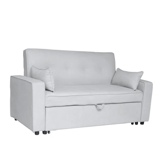 SOFÁ CAMA GRIS CLARO LEXIE 2