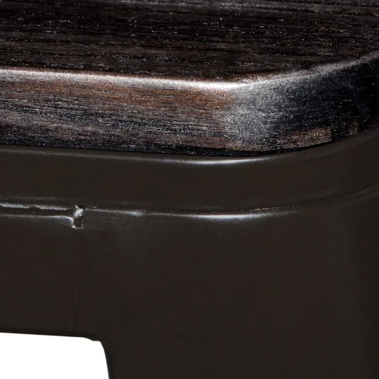 TABURETE JOSEPHINE CHOCOLATE MADERA OSCURA 2