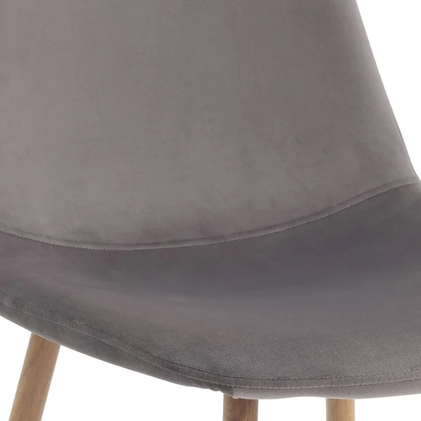SILLA STENMARK GRIS PATAS COLOR NATURAL