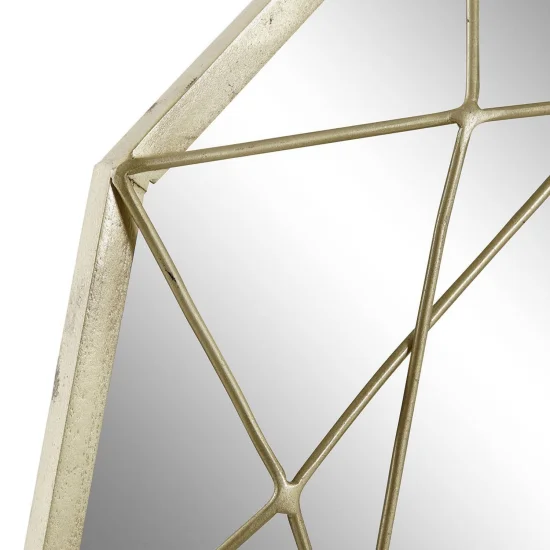 SPECCHIO IN FERRO DORATO OPACO IZAN 2