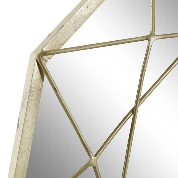 SPECCHIO IN FERRO DORATO OPACO IZAN