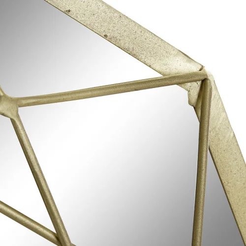 SPECCHIO IN FERRO DORATO OPACO IZAN