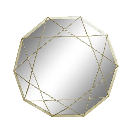 SPECCHIO IN FERRO DORATO OPACO IZAN