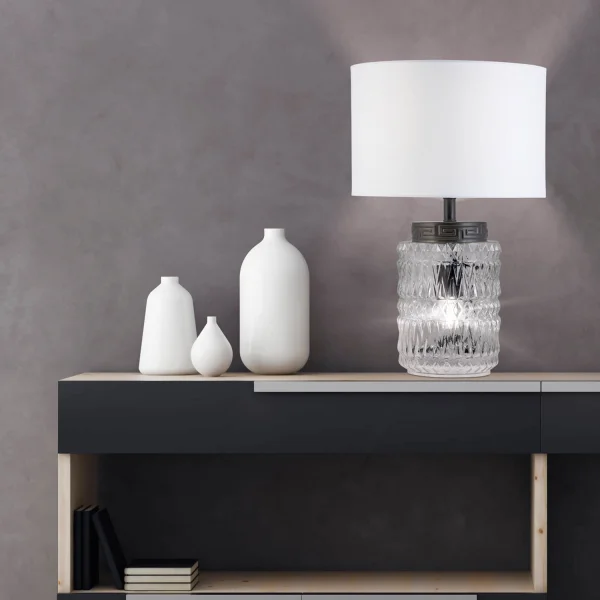 LAMPADA DA TAVOLO IN CRISTALLO E27 ERIKSSON