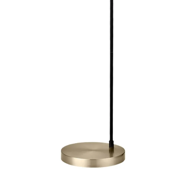 LÁMPARA DE PIE NEGRO/CUERO E14 FILOMENA