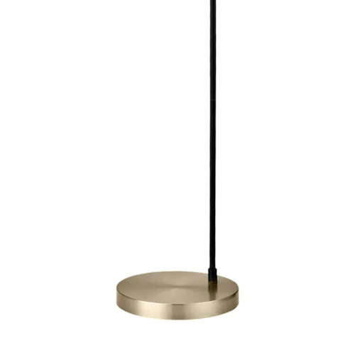 LÁMPARA DE PIE NEGRO/CUERO E14 FILOMENA