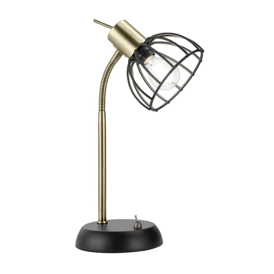 LAMPADA DA TAVOLO NERO OPACO GABRIELLE 2