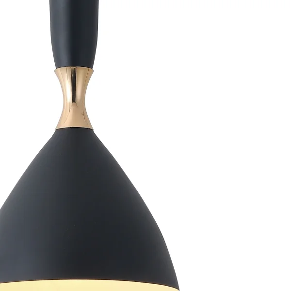 LAMPADA DA SOFFITTO NERO/ORO BRICE