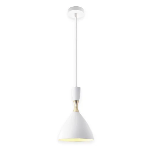 LAMPADA DA SOFFITTO BIANCO/DORATO BRICE