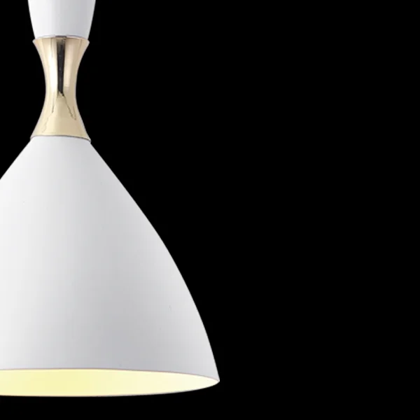 LAMPADA DA SOFFITTO BIANCO/DORATO BRICE