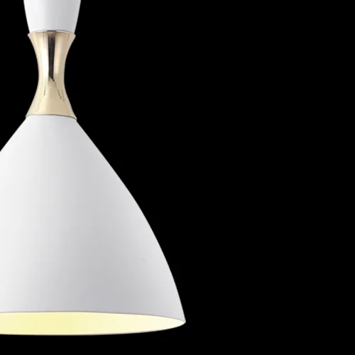 LAMPADA DA SOFFITTO BIANCO/DORATO BRICE