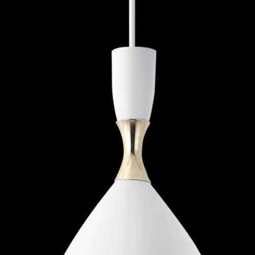 LAMPADA DA SOFFITTO BIANCO/DORATO BRICE