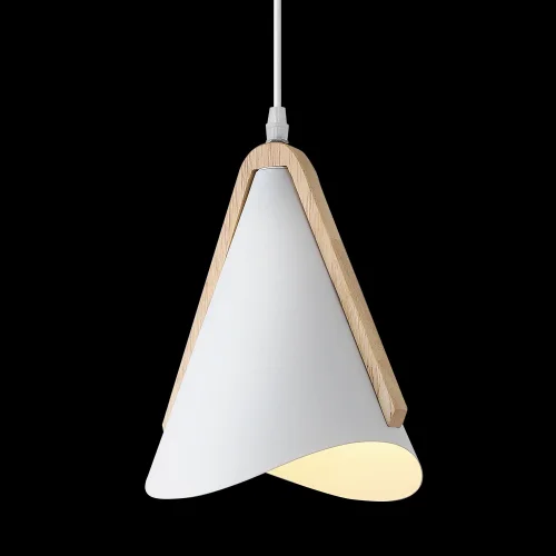 LÁMPARA DE TECHO BLANCO/MADERA ROSELLE