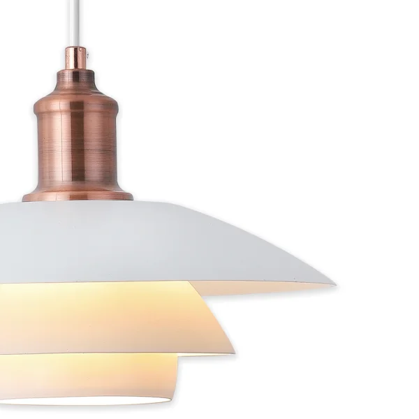 LÁMPARA DE TECHO BLANCO/ORO ROSA AIKA LÁMPARA DE TECHO BLANCO/ORO ROSA AIKA