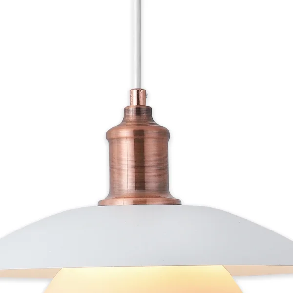 LÁMPARA DE TECHO BLANCO/ORO ROSA AIKA LÁMPARA DE TECHO BLANCO/ORO ROSA AIKA